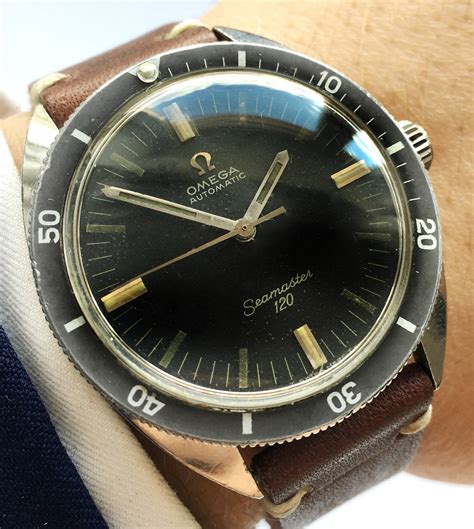 omega seamaster 120m gold|omega seamaster 120 automatic vintage.